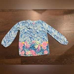 Lilly Pulitzer Tropical Long Sleeve Shirt